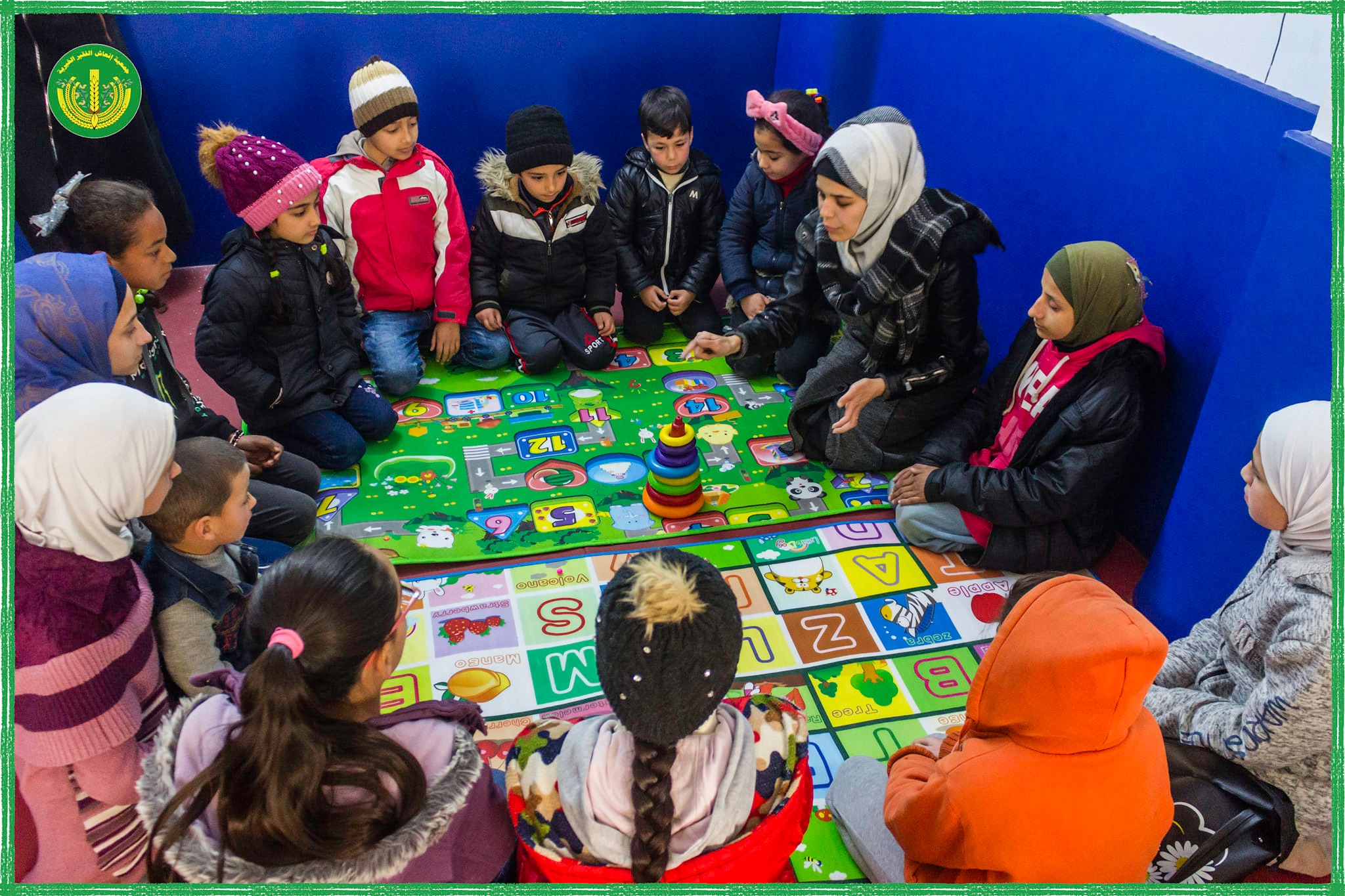 أنشطة الدعم النفسي لأطفال الوافدين من حلب واللاذقية جراء الزلزال